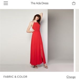 [SOLD ON DEPOP] Fame and Partners Red Ada Dress